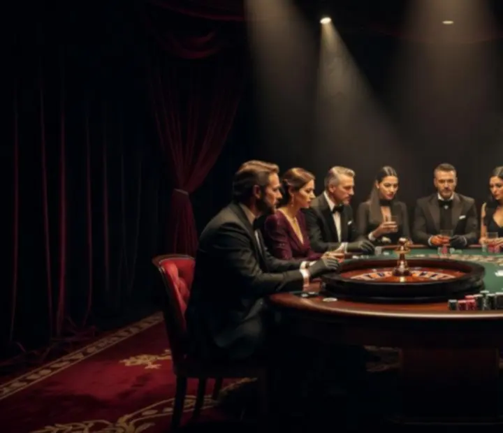 Dramaticky nasvietený stôl počas večera Grand Occasion Hub